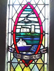 The Captain John Parke Memorial Window in St Patrick's.